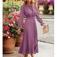 thumbnail image 6 of Bpxiofoy Midi Dressï¼Purple Dress for Womanï¼Beach Dresses for Women Vacationï¼Casual Dresses for Womenï¼Maxi Dress Purple M, 6 of 6