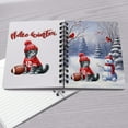 thumbnail image 4 of Hello Winter American Shorthair Football Snowman Welcome Snowy Morning Spiral Bound Journal Cat Lover Kitten Owner Gifts 5x7in Spiral Notebook - 01012, 4 of 5