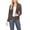 Charcoal, variant on Women's Chic Long Sleeve Fitted Open Blazer Jacket for Casual Office Elegance
