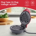thumbnail image 5 of Mini Máquina Eléctrica para Hacer Gofres, Máquina para Hacer Gofres en el Desayuno, Horno para Pasteles de Huevo, Sartén, Máquina Eggette, Olla para Gofres, Enchufe Europeo, 5 of 5