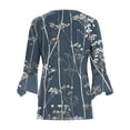thumbnail image 4 of LOVZFMLL Cardigan pour Femmes Cardigan à Boutons Veste Imprimée Manches 3/4 Col Cardigan Imprimé Veste Cardigan Décontractée Veste Cardigan, 4 of 5