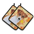 thumbnail image 1 of Carolines Treasures BB9950PTHD Jack Russell Terrier Automne Paire de Porte-Pots, 1 of 3