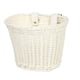 thumbnail image 1 of Cesta para bicicleta infantil, cesta para manillar delantero, cesta tejida a mano, cesta portátil para bicicleta Blanco, 1 of 9