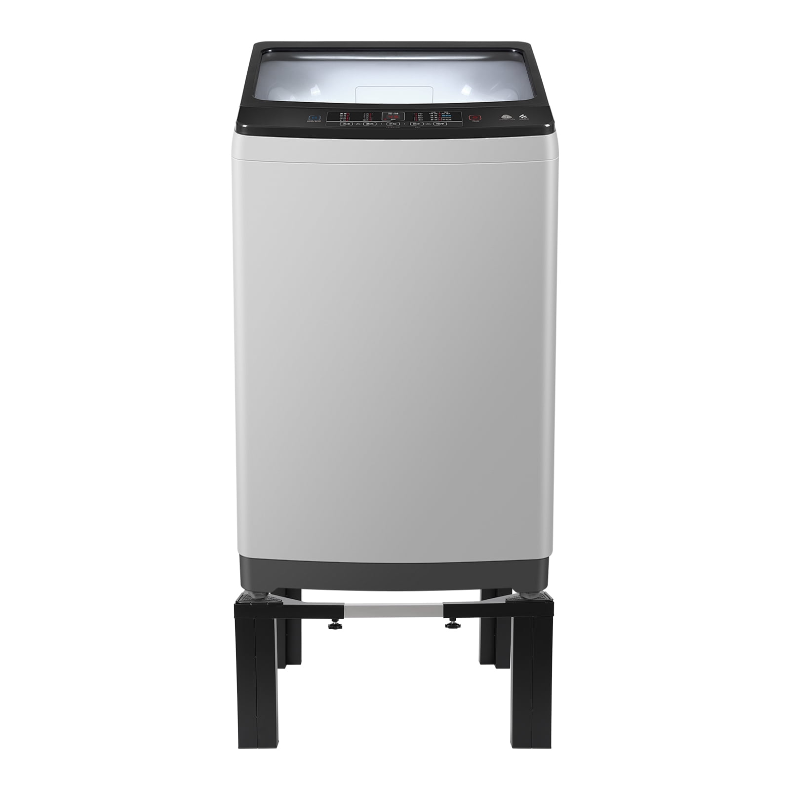 Heavy Duty Washing Machine Stand, 500KG Load Adjustable Refrigerator Washer Dryer Base Anti-Rust Black