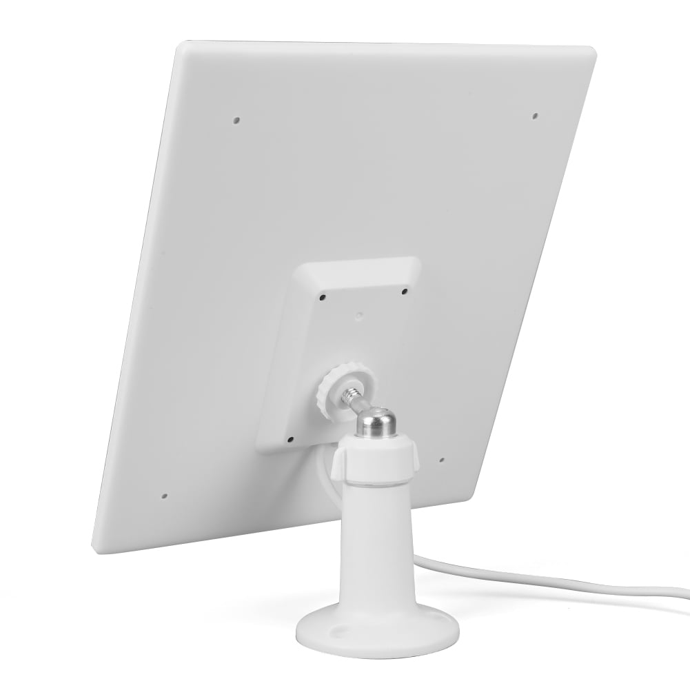 20W 5V IP65 Shingled Solar Charger Panel, 24% Conversion Type-C Solar Power Board for Smart Doorbells (White)