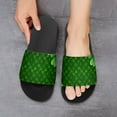 thumbnail image 6 of GZHJMY Stylish Slides for Women Men, St Patrick's Day Shamrock Soft Flexible Slip-on Sandals Slippers, 6 of 7