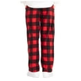 thumbnail image 6 of NIEWTR Mens Pajama Pants Silk Satin Pj Plaid Loungewear Lounge Pants With Pockets Sleepwear Fall Wintet Pajamas Pants(Z06-Red,XL), 6 of 9
