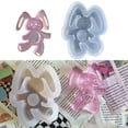 thumbnail image 2 of Giaone Shiny Glossy Silicone Decor Molds Rabbit Ornament Keychain Mold DIY Pendant, 2 of 9