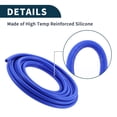 thumbnail image 6 of Unique Bargains Silicone Vacuum Tubing Hose Automotive Vacuum Line 19.7Ft 1/4" 6mm ID 3mm Thickness 1 Pc High Temperature 130PSI Max Pressure for Air and Water, 6 of 6