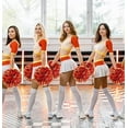 thumbnail image 3 of EONQY Cheerleading Pom Poms, 8 Pack Cheerleader Pom poms with Baton Handle, Cheering Squad Pompoms for School Dance Sports Team Spirit (Black), 3 of 6