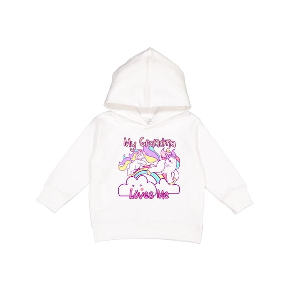 Inktastic My Grandma Loves Me Unicorn Toddler Hoodie