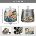 thumbnail image 2 of Yayeee Ashtray with Lid for Cigarette Smokeless Stainless Steel Home Ash Holder, Pine Tree at Dawn, 2 of 7