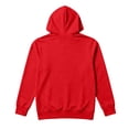 thumbnail image 6 of TQWQT Mens Solid Pullover Hoodie Drawstring Hooded Sweatshirt with Kangaroo Pocket Drop Shoulder Loose Long Sleeve Casual Tops Fall Clothes Red 2XL, 6 of 8