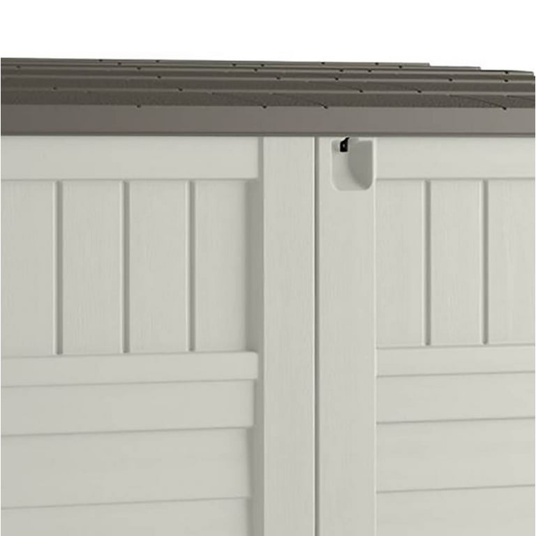 Suncast 34 CU Durable Resin Outdoor Backyard Horizontal Storage