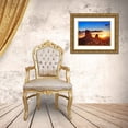 thumbnail image 3 of Drost, David 18x15 Gold Ornate Wood Framed with Double Matting Museum Art Print Titled - Pink Morning Glory III, 3 of 4