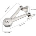 thumbnail image 3 of Pieces Cabinet Cupboard Furniture Door Lift Support Standard Hinge Strong Flap and Flap Fittings Stay Lids for Kitchen Cabinet Door Cupboard Toy Box, 3 of 4
