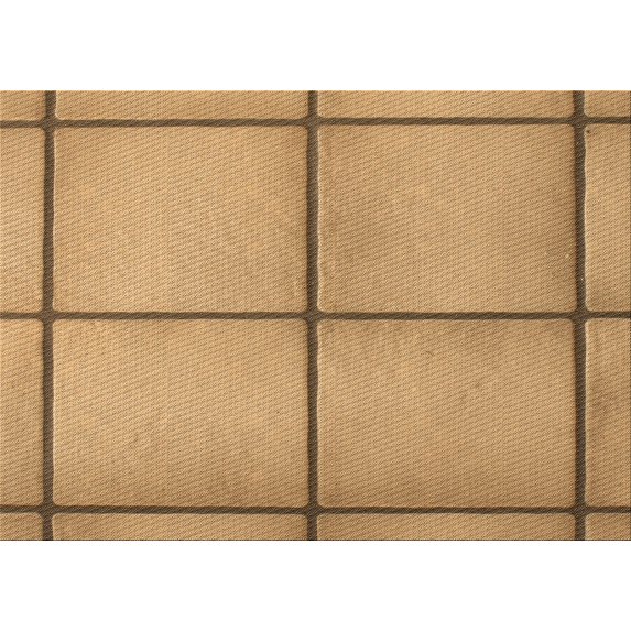 Ahgly Company Machine Washable Indoor Rectangle Transitional Orange Area Rugs, 2' x 4'