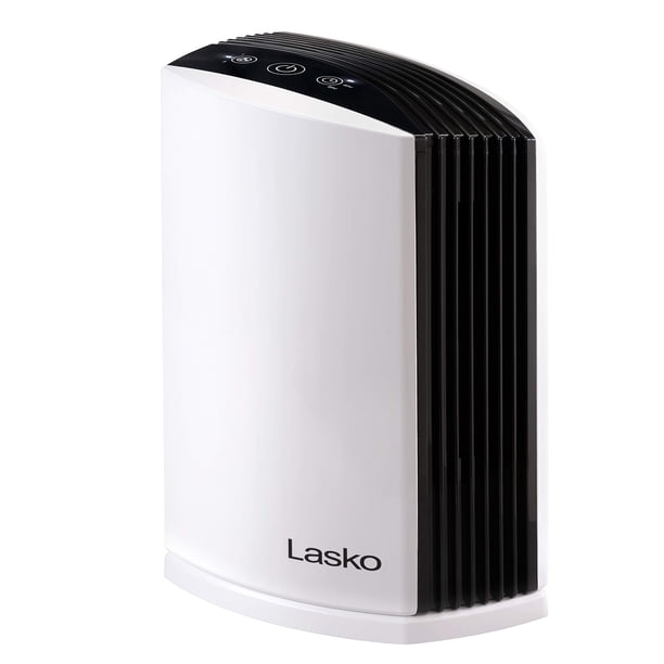 Purificador de Aire Lasko LP200 con Filtro HEPA de 2 Etapas y Temporizador Blanco