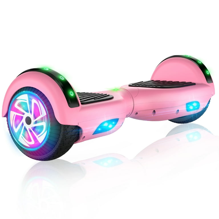 Pink hoverboard with bluetooth and led lights new arrivals