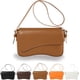 thumbnail image 1 of Zolura - Bolso bandolera de piel vegana retro asimétrica, 1 of 3