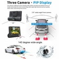 thumbnail image 5 of 4 Inch Car DVR Dashcam Dash Camera HD Screen 1080P 3 Lens Video Recorder Front + I G12477, 5 of 6