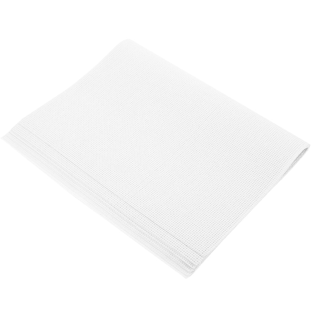 AURARMLET 10 Sheets White Cotton Fabric for Embroidery and Craft Projects, Ideal for Sewing, Quilting, and Enthusiasts