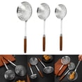 thumbnail image 2 of YIGZYCN Heat Resistants Skimmer Spoon Slotted Spoon with Large Bowl Metal Kitchen Tool, 2 of 21