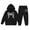 Q100 Black, variant on Angala 2 Piece Outfits For Girls Hooded Long Sleeve Bowknot Print Sweatshirt With Jogger Pants Set Girls Fall Season Wear Clothes
