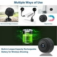 thumbnail image 4 of Cámara inalámbrica de seguridad WiFi Mini cámaras espía ocultas pequeñas inalámbricas HD 1080P cámara inteligente para el hogar Cámara de acción magnética cámara A9, 4 of 5