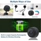 thumbnail image 4 of Cámara inalámbrica de seguridad WiFi Mini cámaras espía ocultas pequeñas inalámbricas HD 1080P cámara inteligente para el hogar Cámara de acción magnética cámara A9, 4 of 5