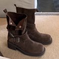 thumbnail image 6 of Ladies' Maillard Folding Double Strap Cow Suede Midsole Boots, 6 of 8