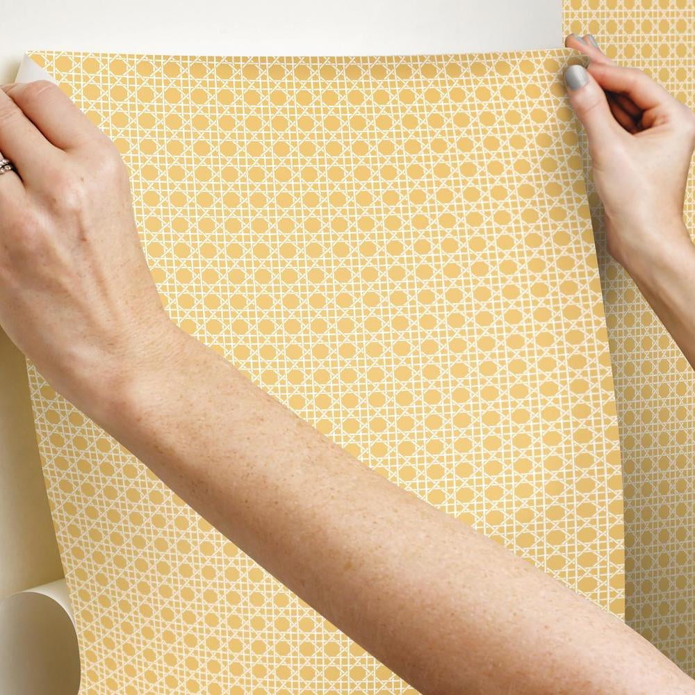 Caning Peel and Stick Wallpaper