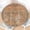Daily-vintage Carpet, variant on Boho Round Fitted Tablecloth with Elastic Edge,Water-Resistant Picnic Vintage Orange Carpet Distressed Table Cover for 48"-52" Found Tables Rust Dull Teal tapestry Table Cloth for Dinner,Outdoor,Patio