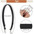 thumbnail image 6 of PU Leather Bag Straps Wide Bag Handles with Zinc Alloy Swivel Clasps Purse Making Accessories Sienna 72.5x3.55cm, 6 of 8