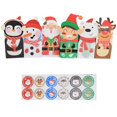 thumbnail image 2 of Wosthever 24 piezas bolsa de regalo de Navidad exquisito DIY Adorable paquete accesorios fiesta Favor presente paquete bolsas envoltura bolsa Kits de decoración para fiestas Wosthever HA012753-00, 2 of 6