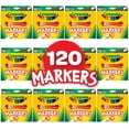 thumbnail image 2 of Crayola Wide Line Markers Bulk, 12 paquetes de marcadores con 10 colores, 2 of 3