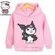 thumbnail image 4 of 2024 HOT Primavera Otoño Kawaii Kuromi Sudaderas con capucha Niños Dibujos animados Niños Niñas Sudadera de manga larga Niños Casual Sudadera con capucha Tops 90cm-150cm de altura, 4 of 4