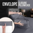 thumbnail image 3 of Full Bed Sheets Set - 4 Piece Bedding - Brushed Microfiber (gray), 3 of 4