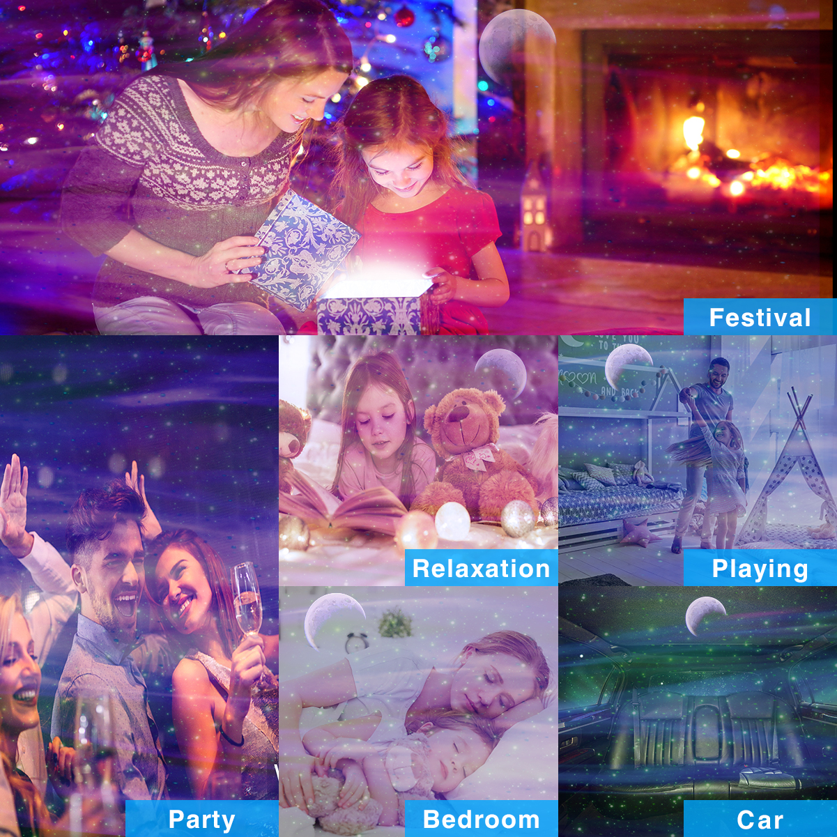 GPED 3-in-1 Star Galaxy Projector with Remote and Music photo 5