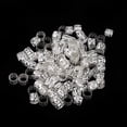thumbnail image 2 of 100 Pcs/ensemble Perles de Barbe Dreadlocks Cheveux Anneaux Manchettes en Métal Tubes, 100 Pcs, 2 of 8
