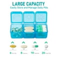 thumbnail image 6 of Monthly Pill Organizer 3 Times a Days, CTMAST Medicine Organizer Box with Portable Hard Shell and Pill Cutter, 31 Day Pill Box with Monthly and Weekly Sticker, 6 of 9