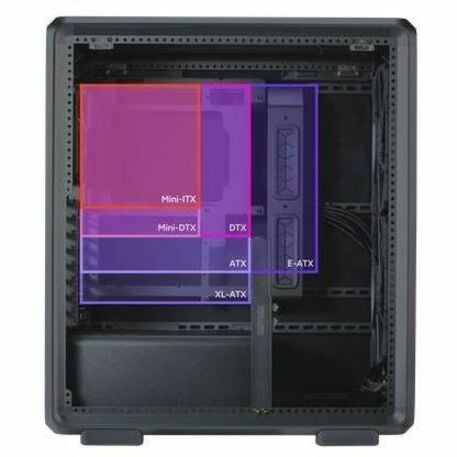 Cooler Master Premium Modular ATX Case MasterFrame 500 Mesh