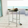 thumbnail image 2 of Modway Shore Table de Bar d'Extérieur en Bois et Aluminium pour Patio, Argent/gris, 2 of 4