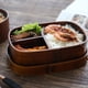 thumbnail image 5 of Caja Bento de Madera de Estilo Japonés, Caja Bento de una Sola Capa para Sushi, Vajilla de Madera, 5 of 5