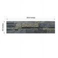 thumbnail image 5 of Stoneflex Beige and Grey Natural Stone Tiles 24" x 6" Coverage Area, for Bathroom Pack of 10, 5 of 6