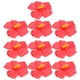 thumbnail image 2 of 20pcs Flores de hibisco artificial para fiesta tropical flores hawaianas Cabeza de flores artificiales para decoraciones de verano y manualidades de bricolaje, 2 of 5
