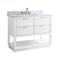 thumbnail image 5 of Avanity ALLIE-VS43-WTS-C Allie 42" Free Standing Single Basin Vanity Set - White, 5 of 5