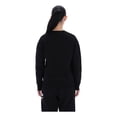 thumbnail image 2 of Sudadera Reebok Mujer Sweater Negro Deportivo negro L, 2 of 5