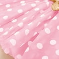 thumbnail image 6 of FYMNSI Baby Girl 2nd Second Birthday Dress Toddler Kids Two Years Old Party Cake Smash Outfit Polka Dots Tutu Dress with Sequin Bowknot Headband 2pcs Set, 6 of 8