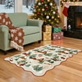 thumbnail image 2 of Moynesa 3'x5' Christmas Rugs for Entryway, Washable Non-Slip Christmas Door Mat, Soft Xmas Tree Layering Rug for Front Door Kitchen Bedroom Indoor Outdoor Holiday Decor, 2 of 8